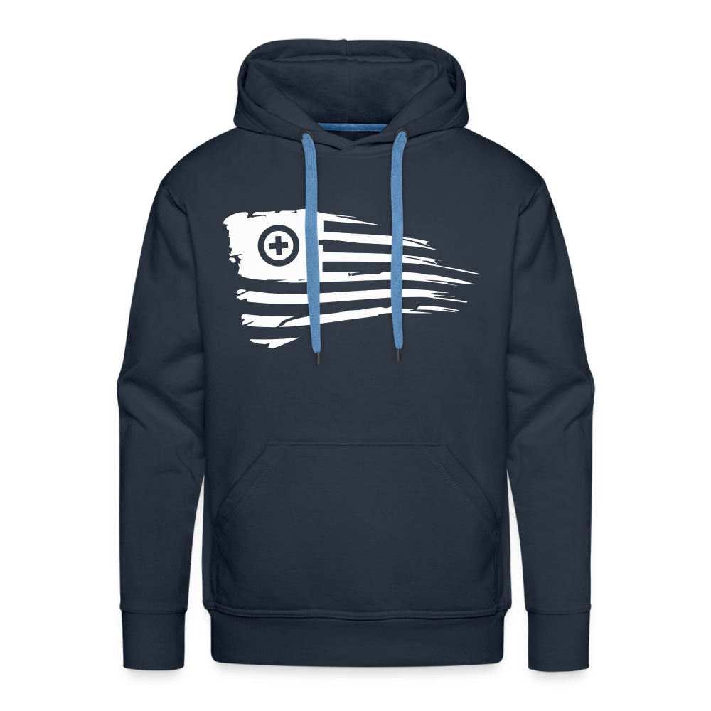 Absolute Aid Flag Hoodie - Navy - navy