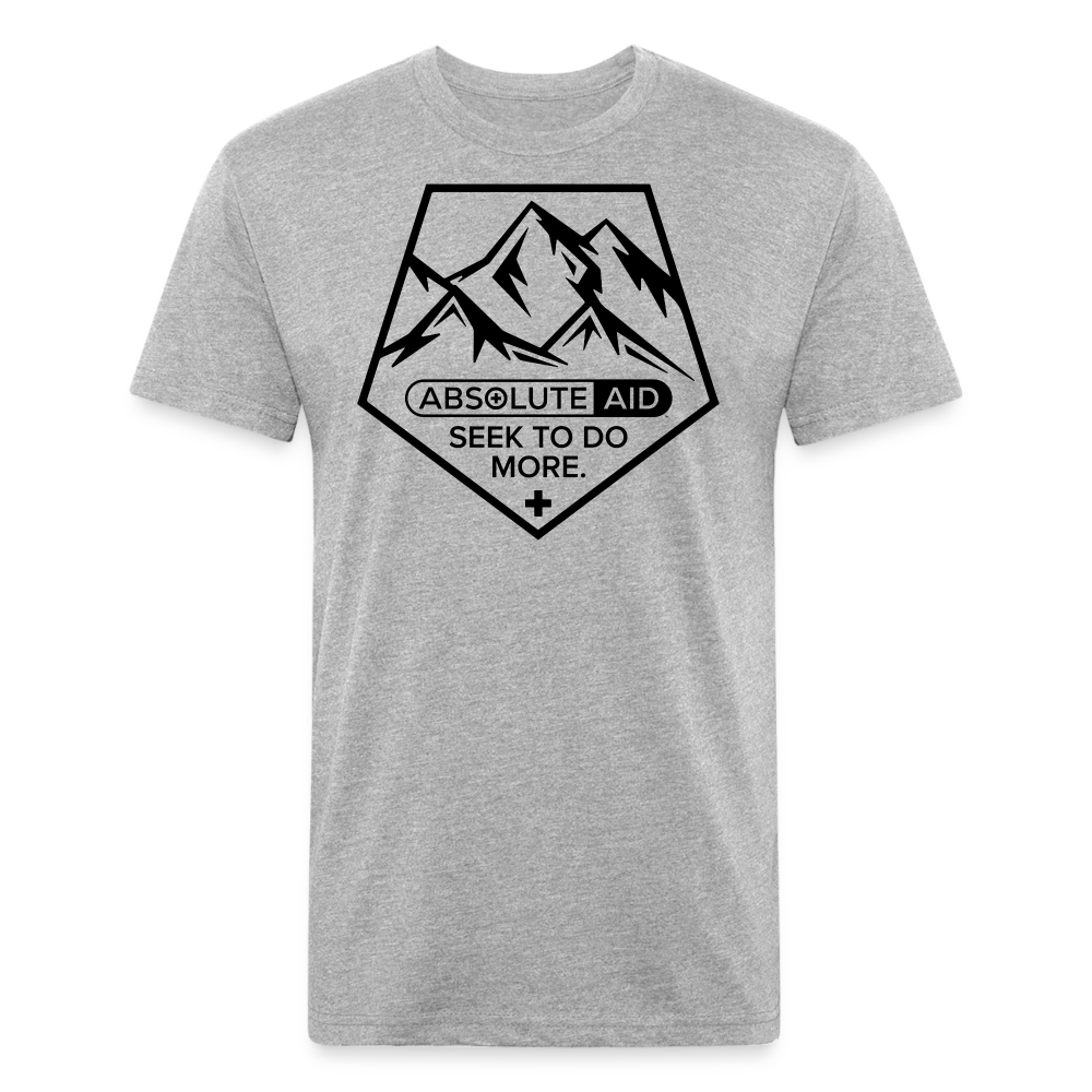 Absolute Aid Mountain T Shirt - heather gray