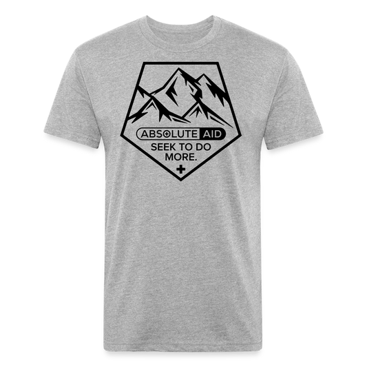 Absolute Aid Mountain T Shirt - heather gray