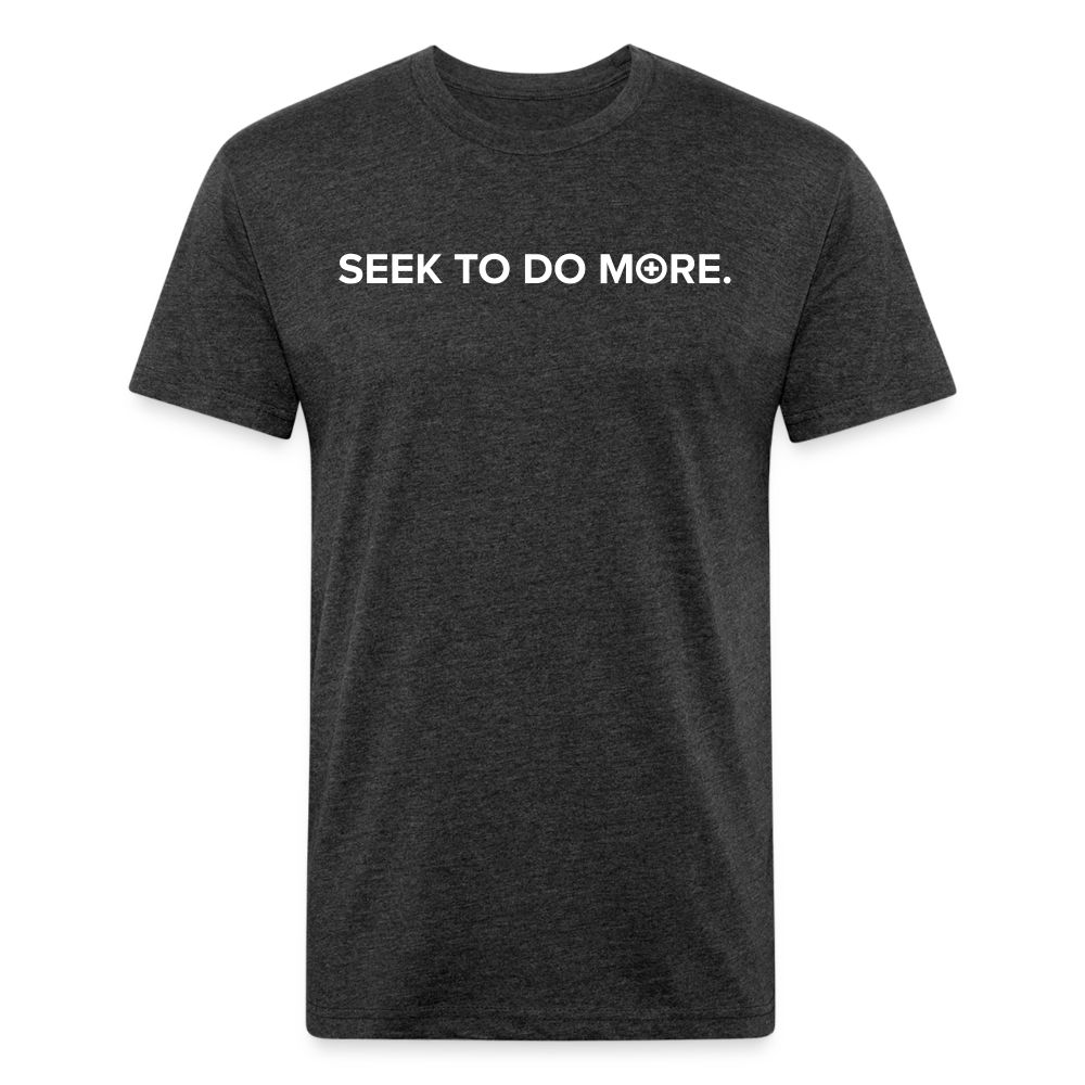Seek To Do More T-Shirt - heather black