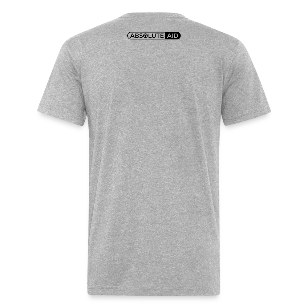 Absolute Aid Mountain T Shirt - heather gray